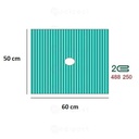 Champ opératoire stérile 50 x 60cm troué 6cm