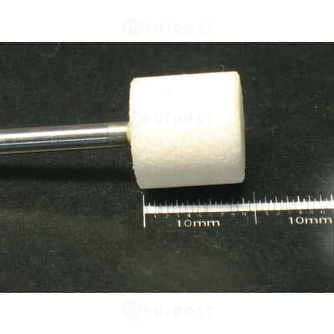 Fraise émeri - cylindre ø 5,5mm - corindon blanc