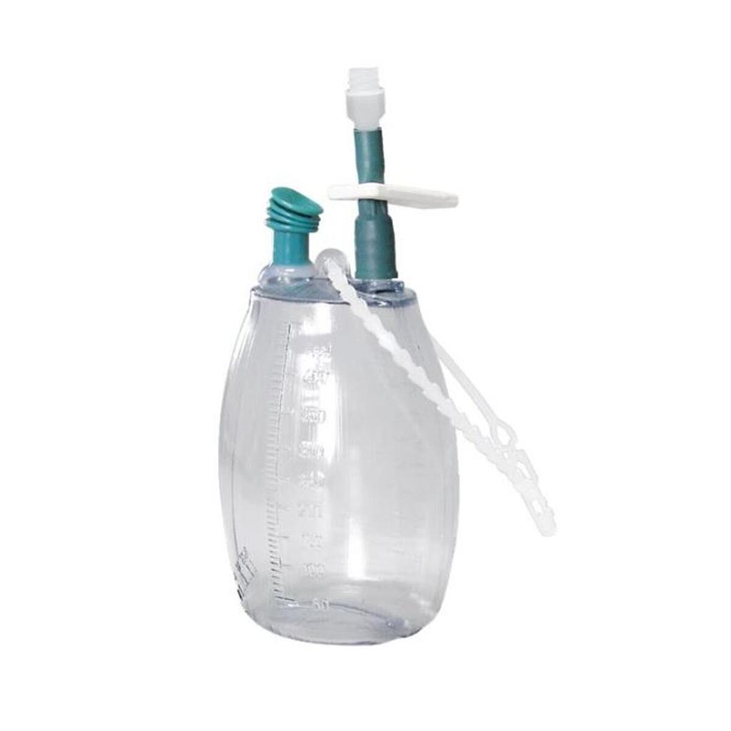 Redon-Flasche Vydrain 400ml Luer-Lock Schlauch 125cm