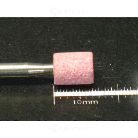 Fraise émeri - cylindre ø 5mm - corindon affiné rose