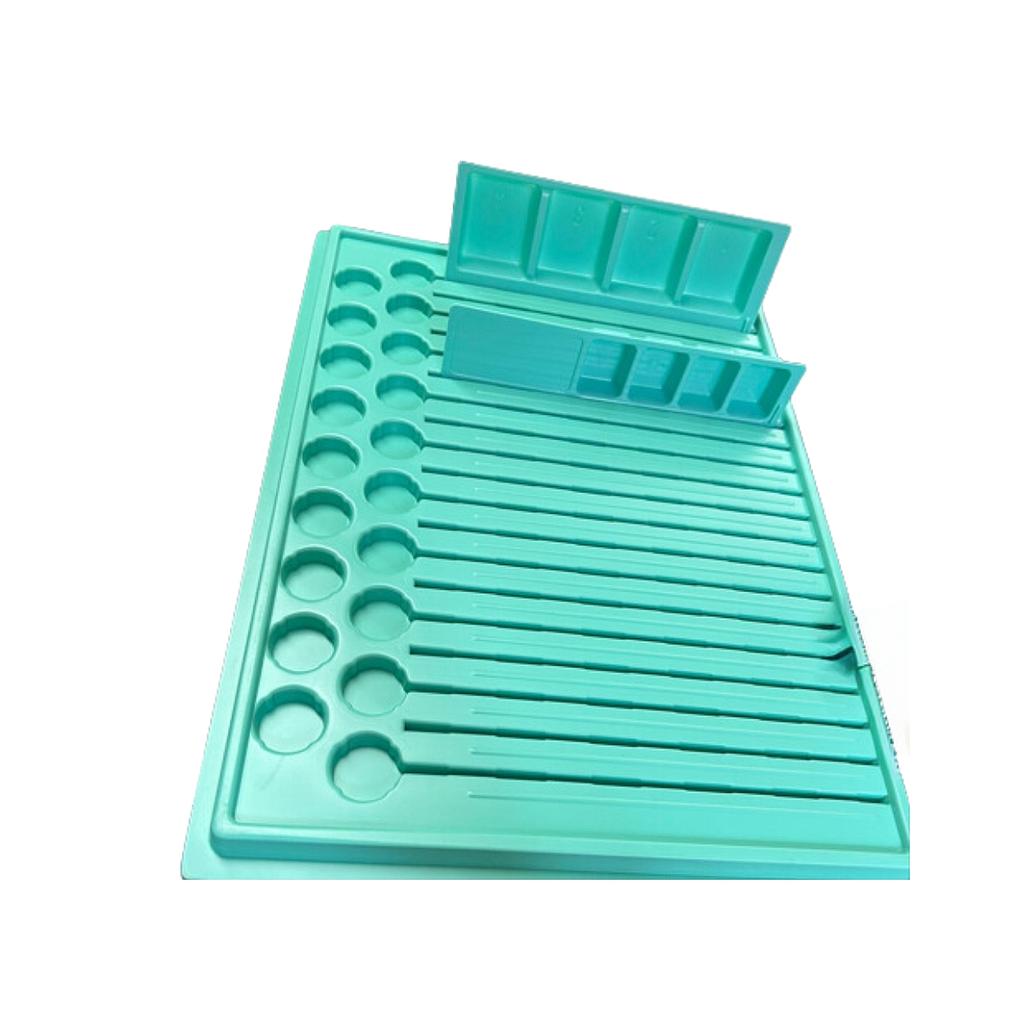 Plateau 19 cassettes à médicaments