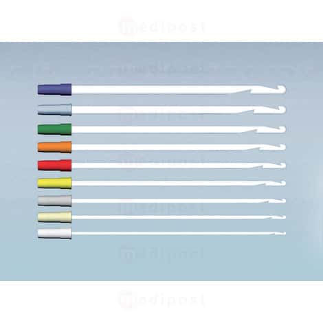 Curette droite flexible à usage gynécologique