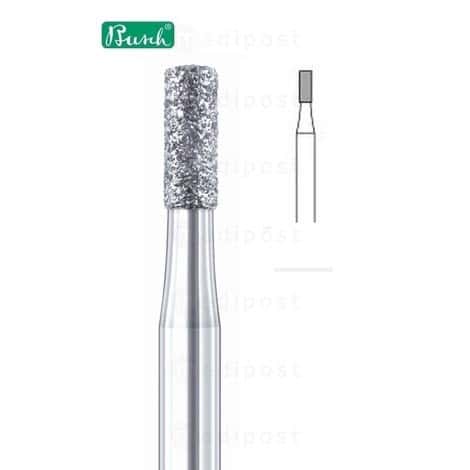 Fraise diamant - cylindre ø 2,1mm - grain moyen