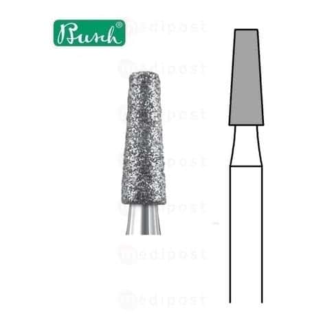 Fraise diamant - cône ø 2,5mm - grain moyen
