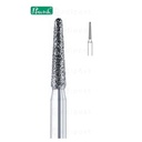 Fraise diamant - allumette ø1,6mm - bout arrondi grain moyen