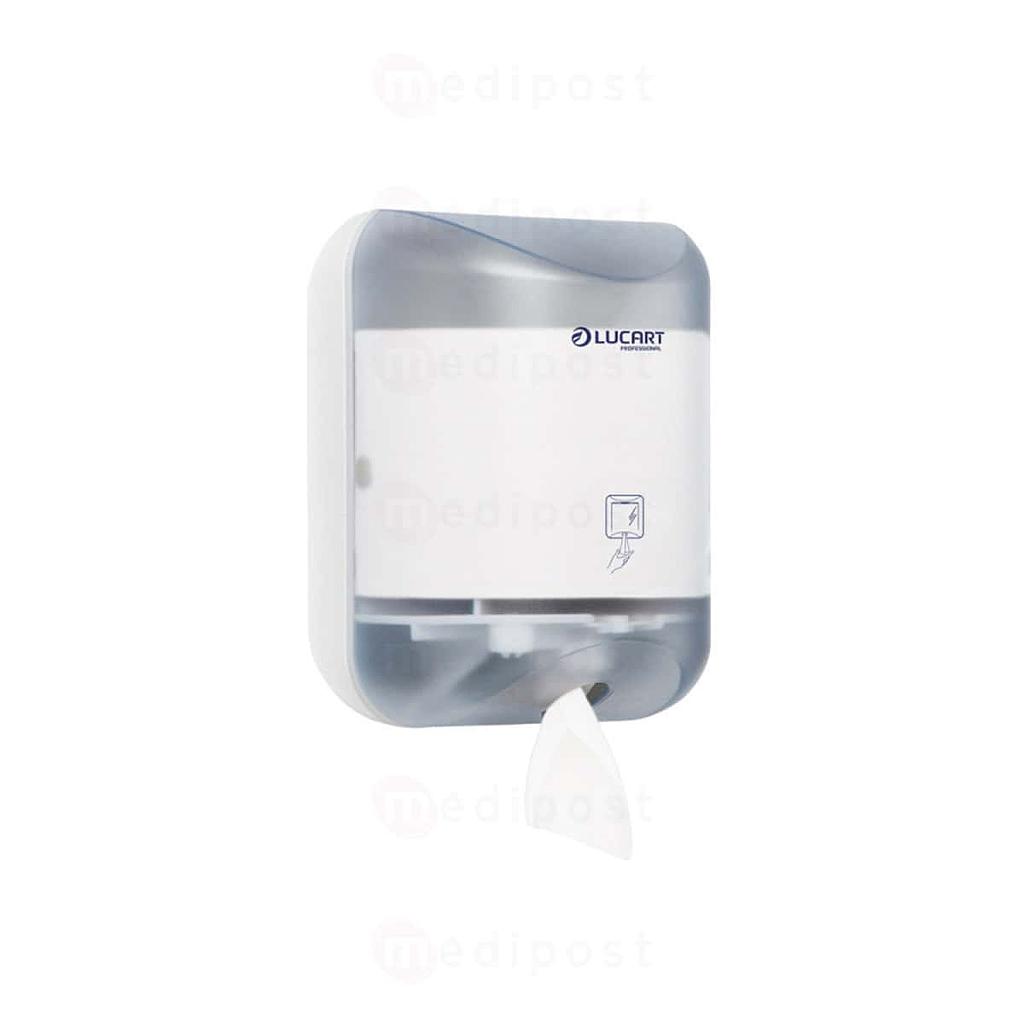 Distributeur Lucart pr papier hygiénique dévidage central L-One Mini
