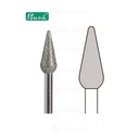 Fraise diamant - flamme ø 4,7mm - grain moyen