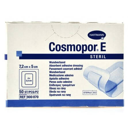 Cosmopor E 7.2x5cm (50)