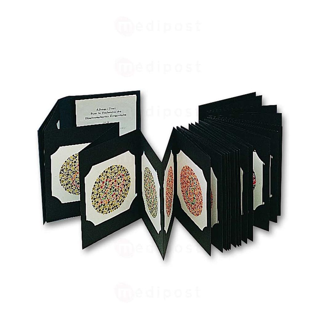 Ishihara test de couleurs 24 plages