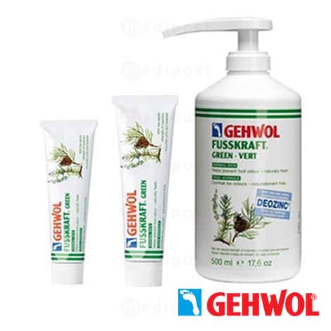 Gehwol Fusskraft groene deodoriserende crème