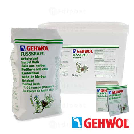 GEHWOL Fusskraft bain de pieds aux herbes avec urée