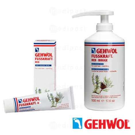 Gehwol Fusskraft rouge crème réchauffante peau sèche