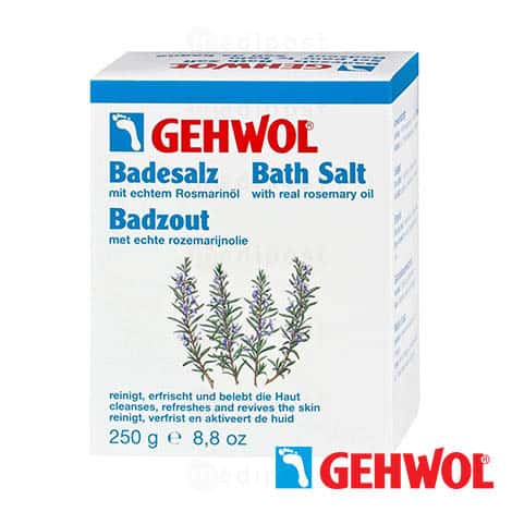 Gehwol sel de bain de pieds au romarin 10x25g