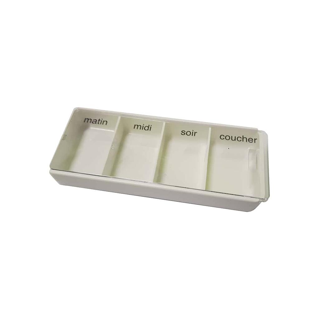 Boîte à médicament journalier 4 prises (semainier)