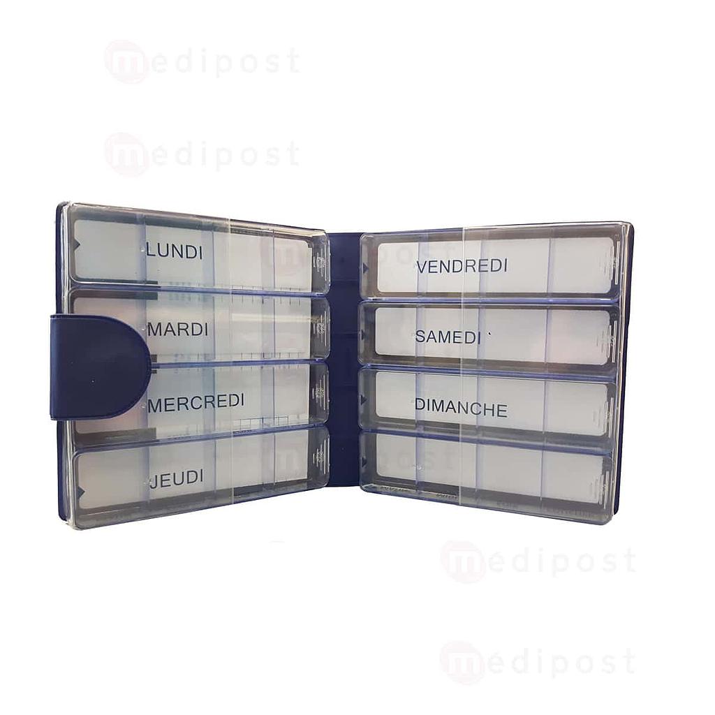 Semainier hebdomadaire Medimax bleu
