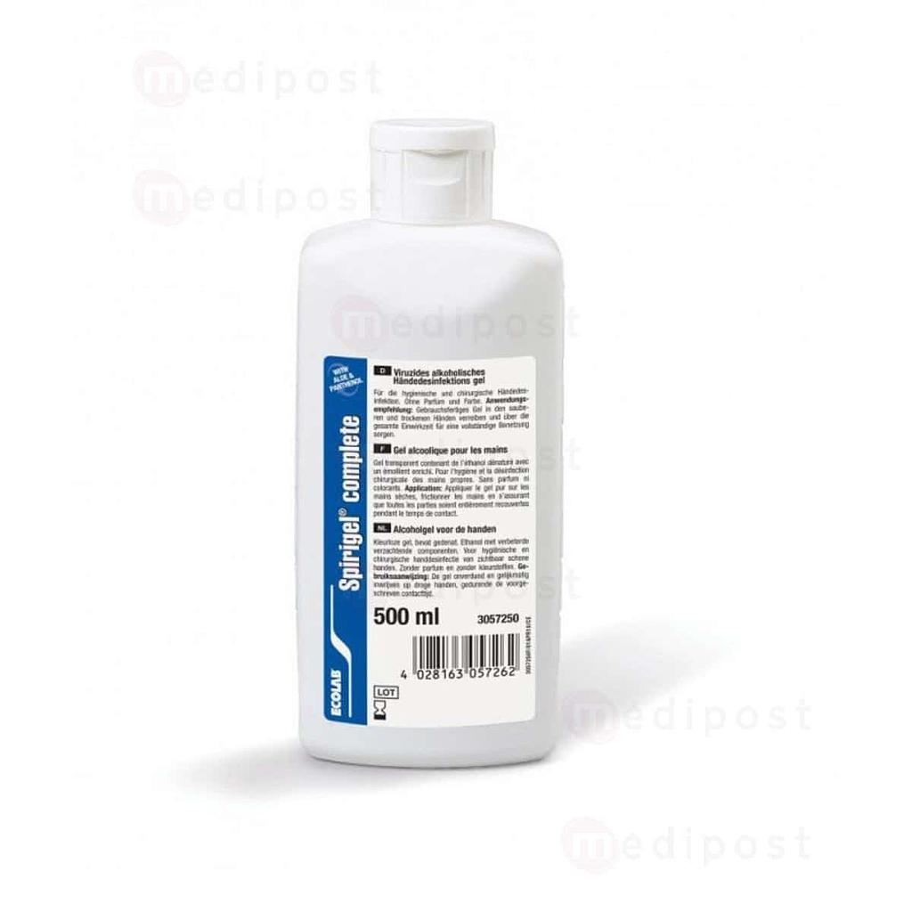 Spirigel Complete 500ml gel désinfectant sans pompe