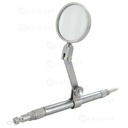 Aimant oculaire métallique avec loupe