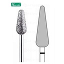 Fraise diamant - flamme long ø 6,5mm - grain super gros