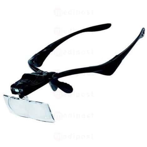 Lunettes à grossissement variable, lampe LED intégrée