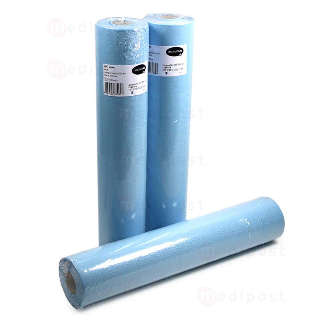 Drap d'examen plastifié, imperméable, Valaroll pour divan 50cmx69m