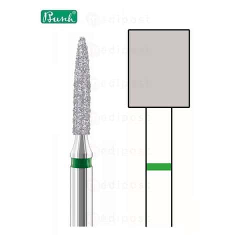 Diamant frees - ø 6mm cilinder - grove korrel