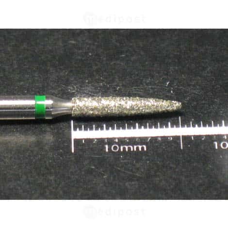 Fraise diamant - allumette pointue ø 1,9mm - Gros grain