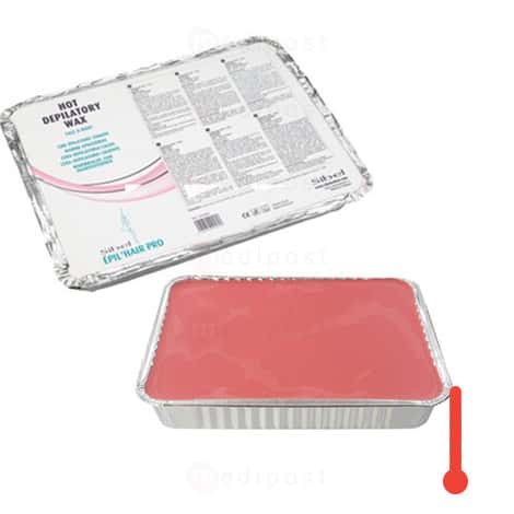 Cire Maxi Pro rose visage et corps (barquette 1 Kg)
