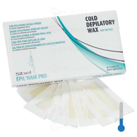 Bandes épilatoires de cire froide pour le corps