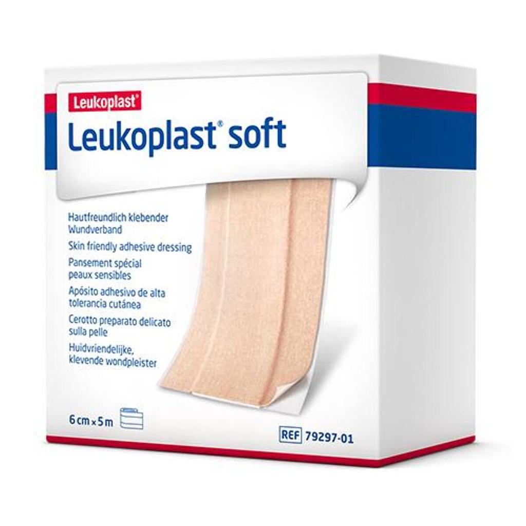 Leukoplast Soft en rouleau 5m