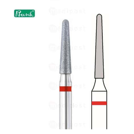 Fraise diamant  - allumette ø 1,4mm - grain fin