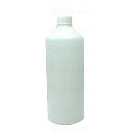 Stijve pvc-fles 1 liter voor ontsmetting