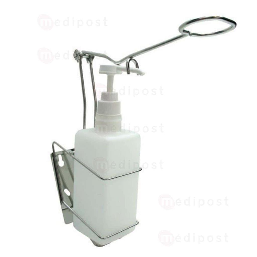 Metalen houder voor vierkante fles van 500 ml