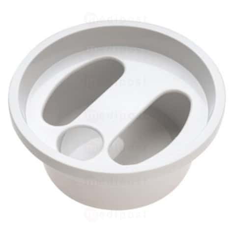 Bol manucure blanc rond