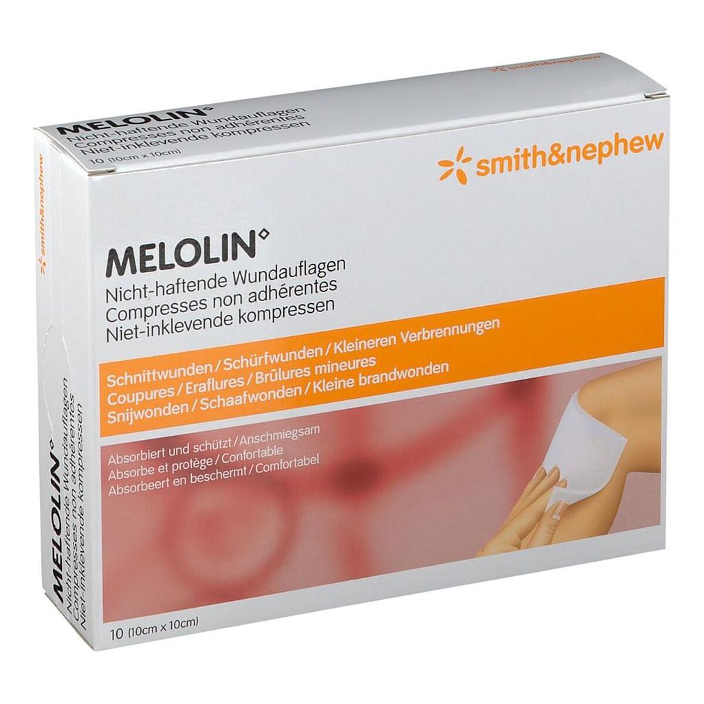 Mélolin - Compresse stérile absorbante et non adhérente