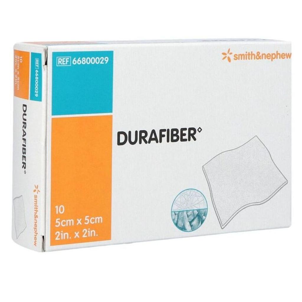 Compresse de fibre absorbante et gélifiante 5X5cm -Durafiber