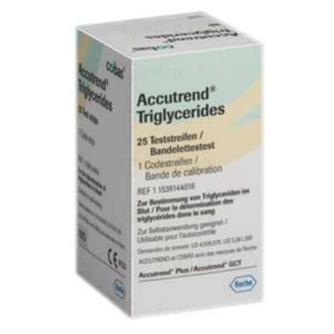 Tigettes Accutrend Triglycérides (25)