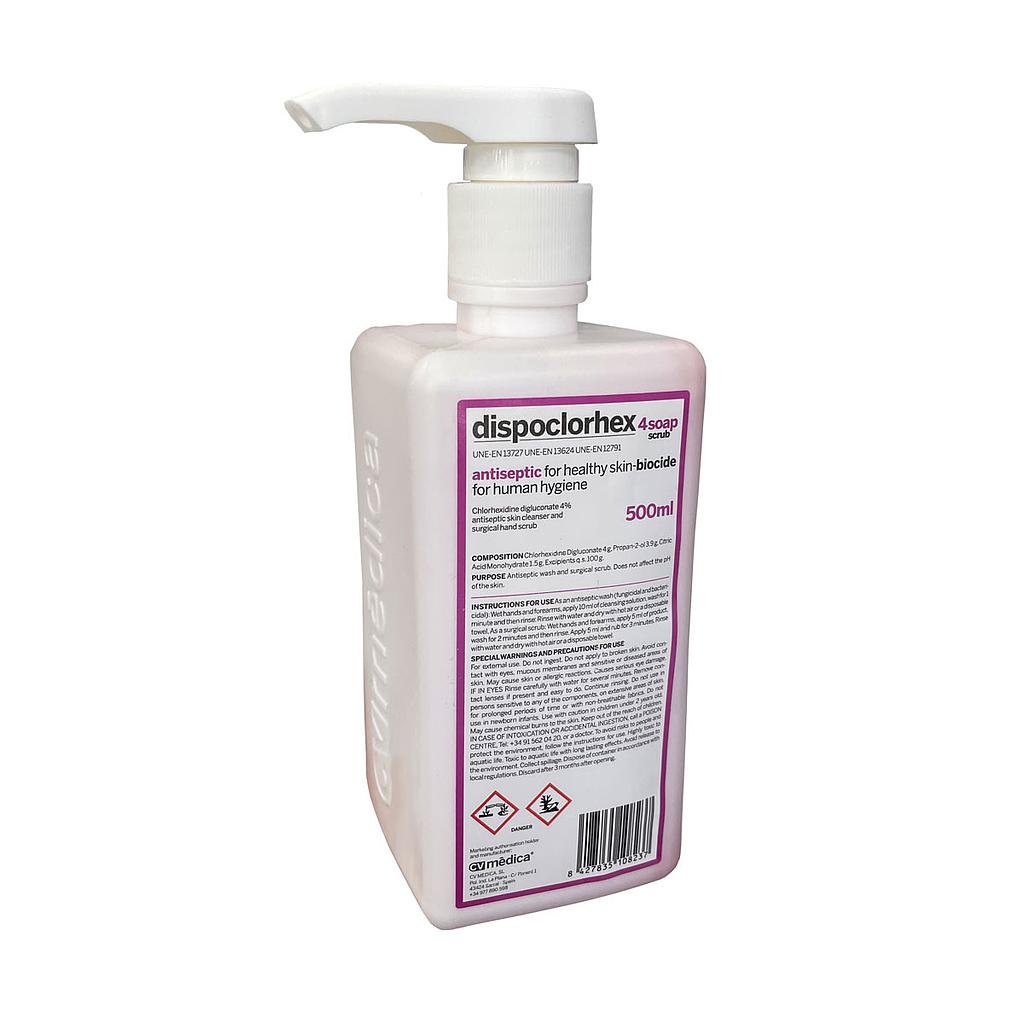 Pre-chirurgisch ontsmettingszeep Dispo Clorhex 500ml