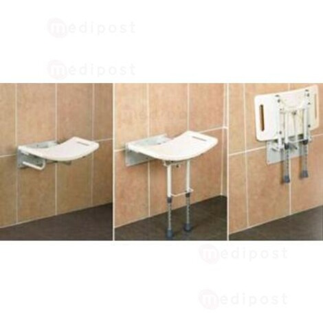 siege douche Days fixation murale pieds alu