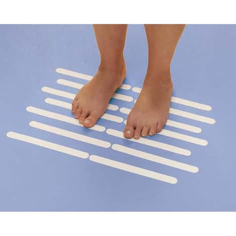 Bande de sécurité pr baignoire et salle de bain 21.6x1.9cm