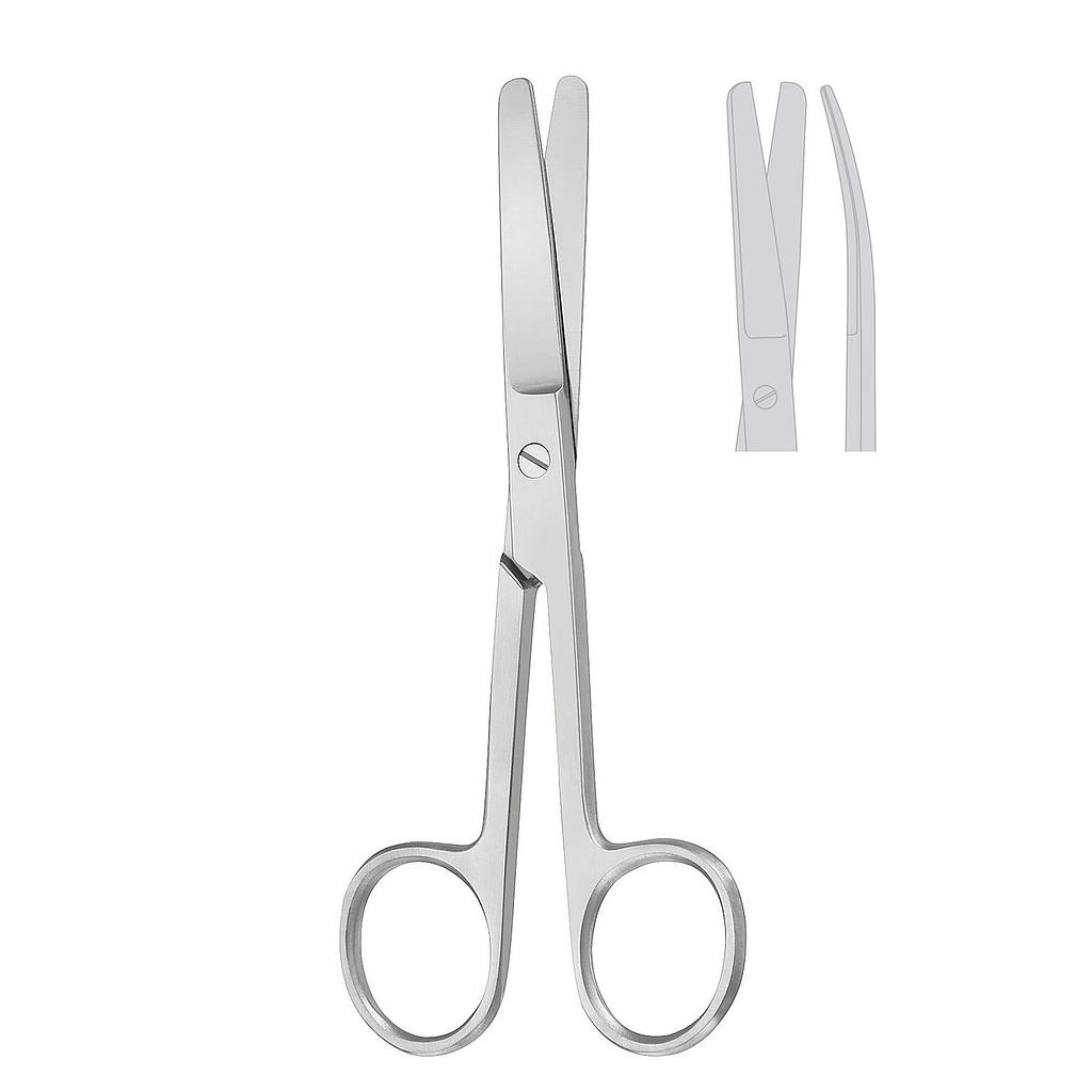 Ciseaux chirurgicaux courbes, mousses-mousses