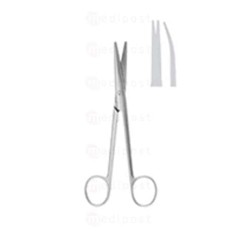 LEXER gebogen ontleedschaar 16cm