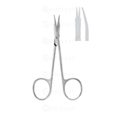 Stevens oogheelkundige schaar puntig/gebogen 11cm