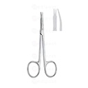 Stevens oogheelkundige schaar schuim/schuim, gebogen 11cm