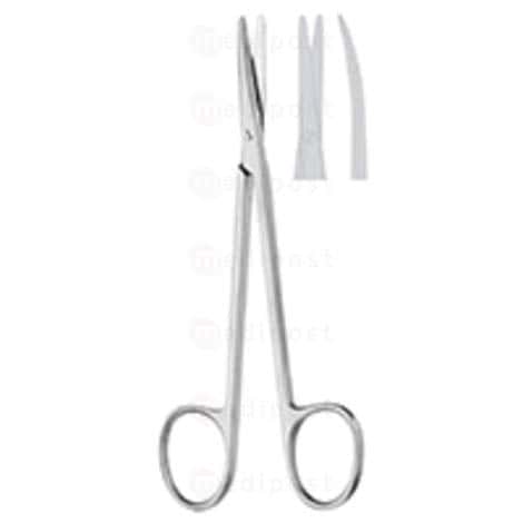 Ciseaux à strabisme courbes, fins 11cm