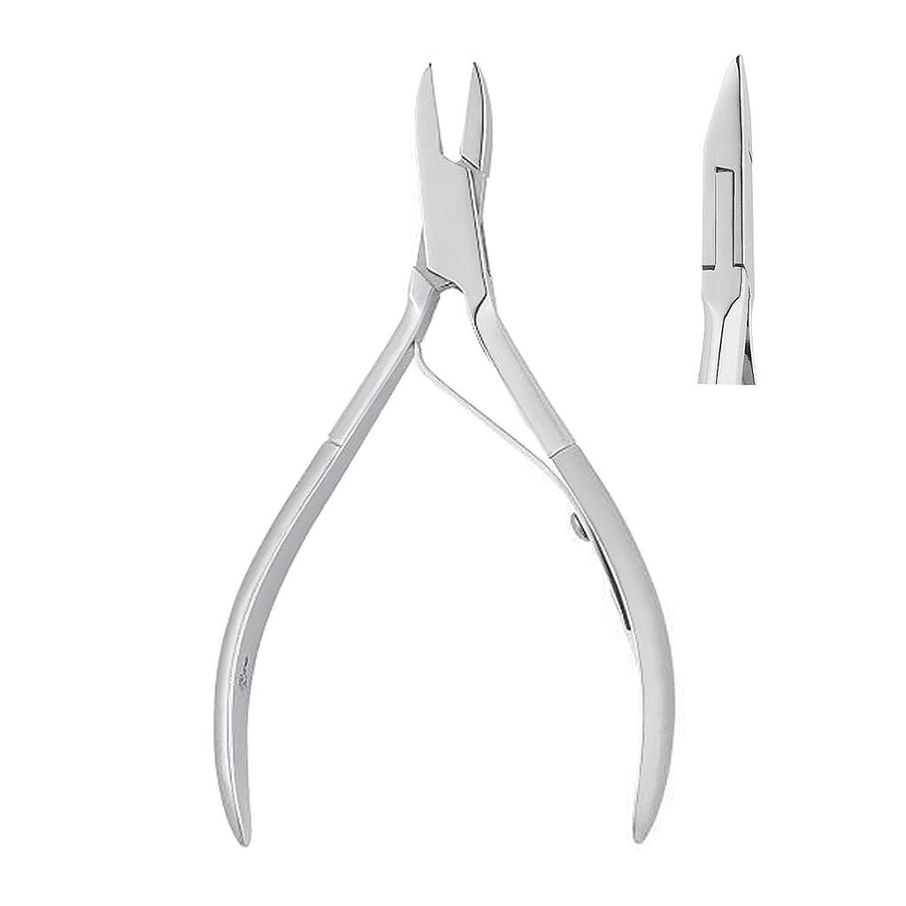 Pince à ongles plate inox 10 cm Eloi