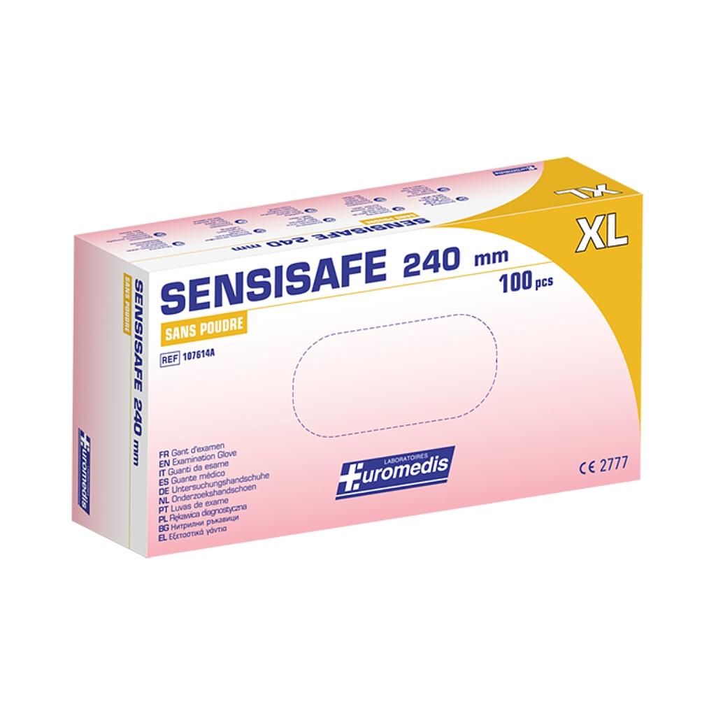 Gants d'examen vinyle Sensisafe non poudrés et non stériles