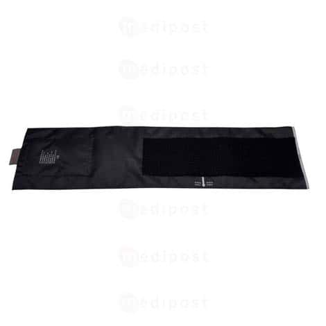 Gekalibreerde manchet met klittenband, zwart, voor grote volwassenen, 64x15cm