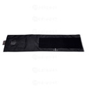 Brassard velcro calibré, noir, pour adulte large, 64x15cm