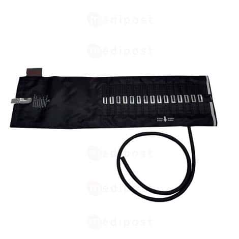 Brassard calibré crochets adulte avec poumon 1 tuyau complet, noir