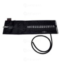 Brassard calibré crochets adulte avec poumon 1 tuyau complet, noir